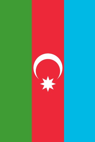 Azerbaijan Flag