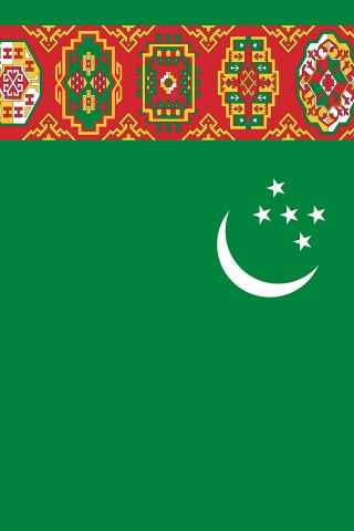 Turkmenistan Flag