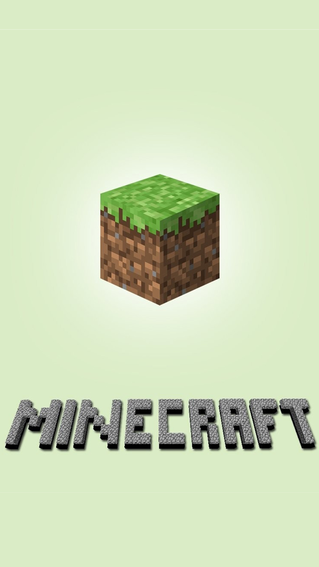 Minecraft Logo Iphone Wallpaper Hd