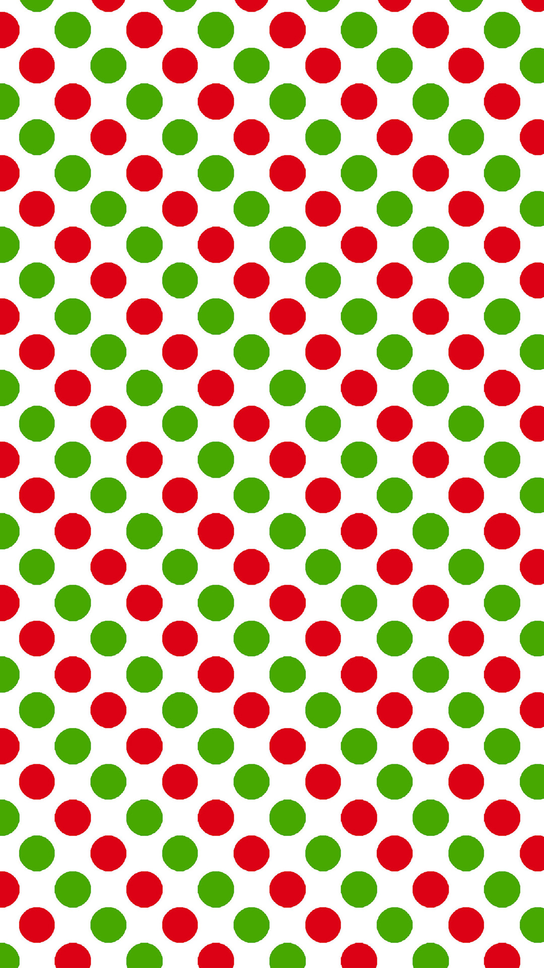 Polka Dots Christmas iPhone Wallpaper HD