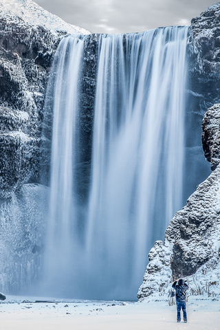 Frozen Waterfall