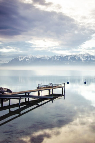 Mountain and Lake