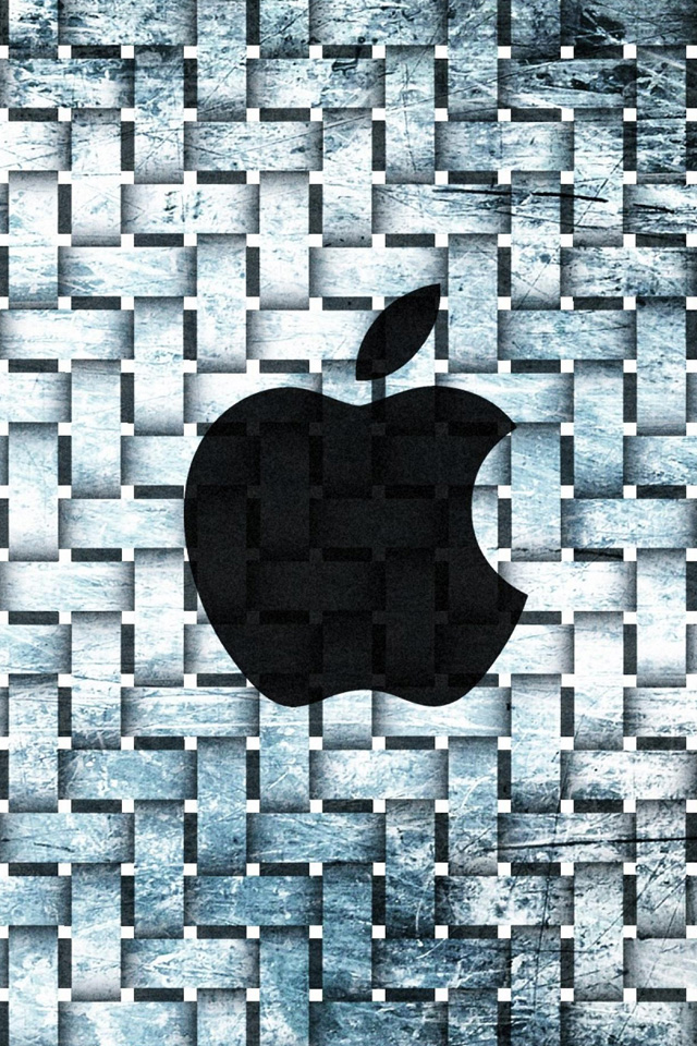 Apple Steel Pattern Wallpaper