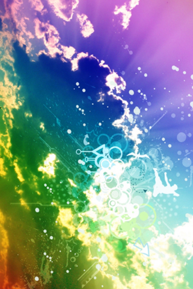 Colors Cloud Wallpaper