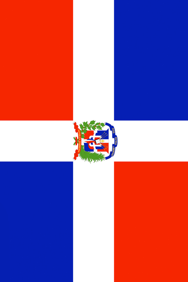 Dominican Republic Flag Wallpaper