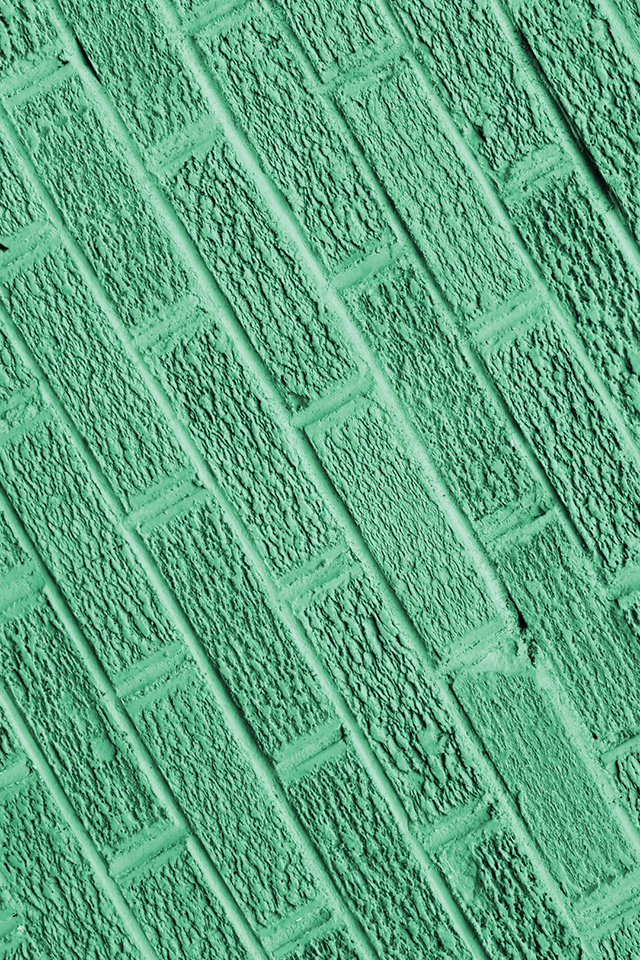 Green Bricks Wallpaper