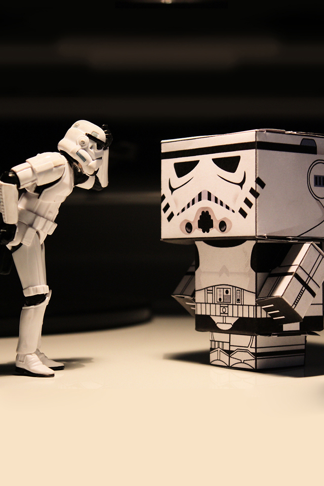 Storm Troopers Box Wallpaper