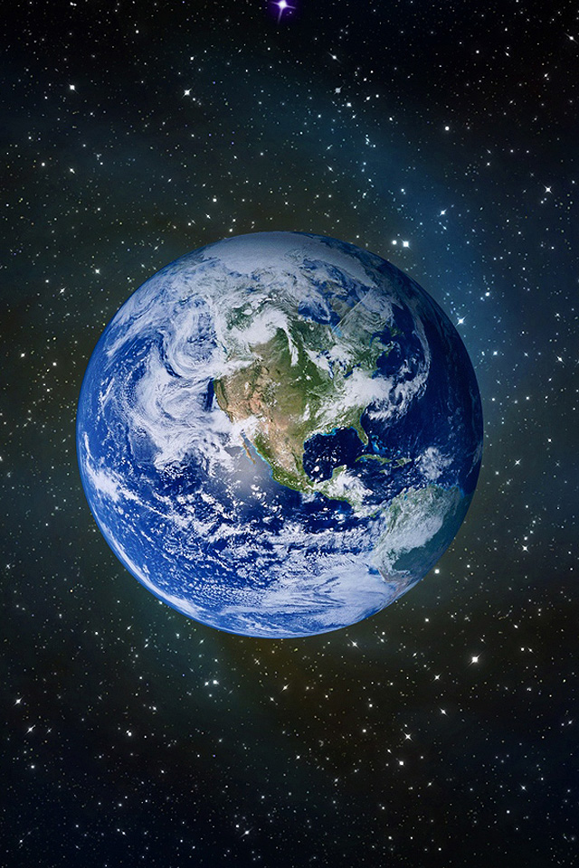 Earth Space View Wallpaper