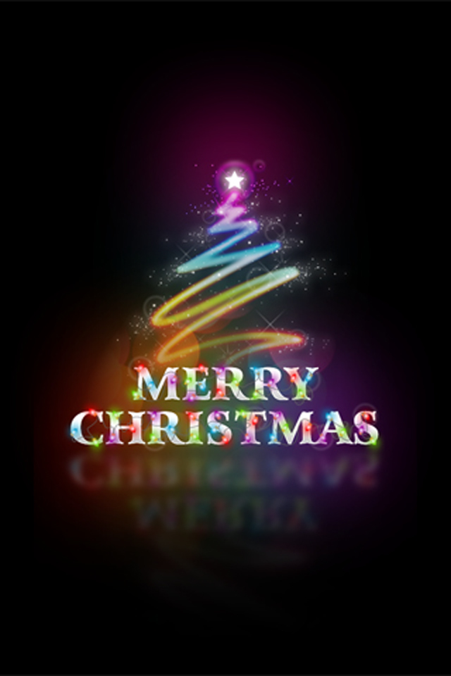 Merry Christmas iPhone Wallpaper HD