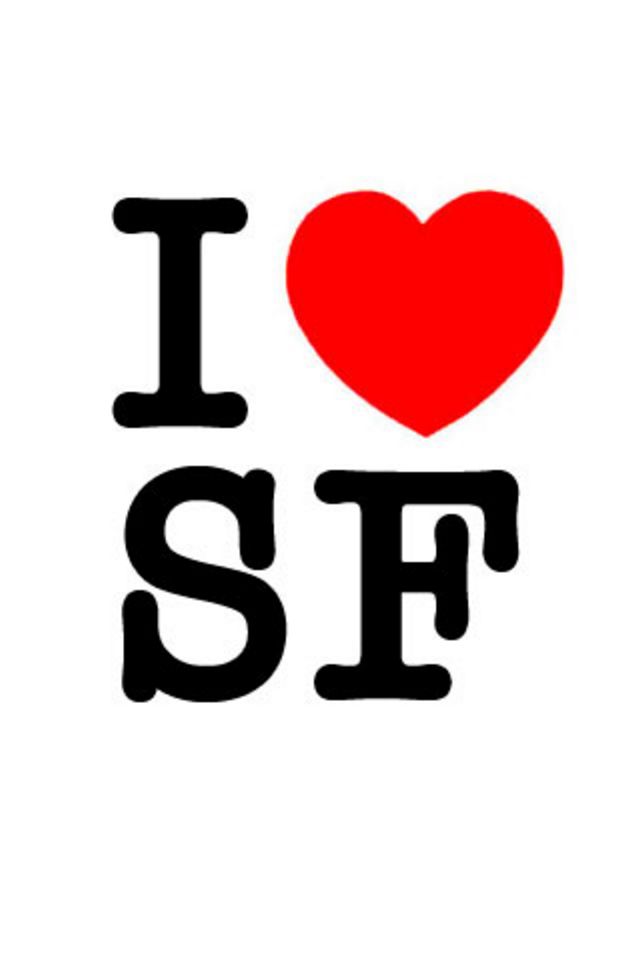 I Love Sf Iphone Wallpaper Hd