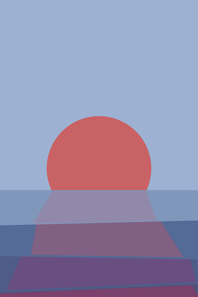 Minimal Sunset Wallpaper