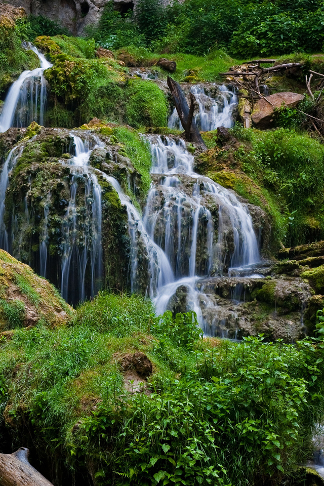 Waterfalls Rocks Wallpaper