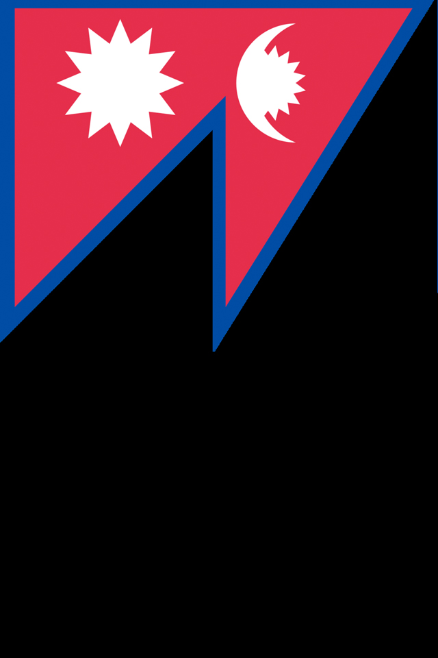 Nepal Flag Wallpaper
