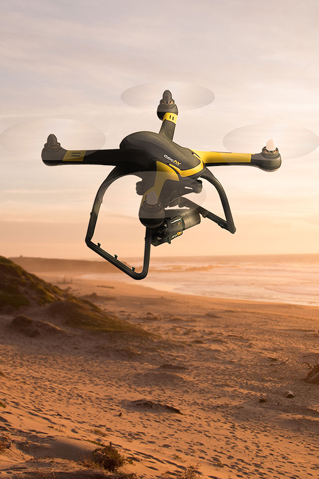 Drone in Desert Wallpaper