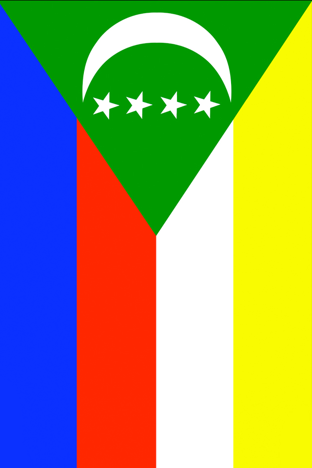 Comoros Flag Wallpaper