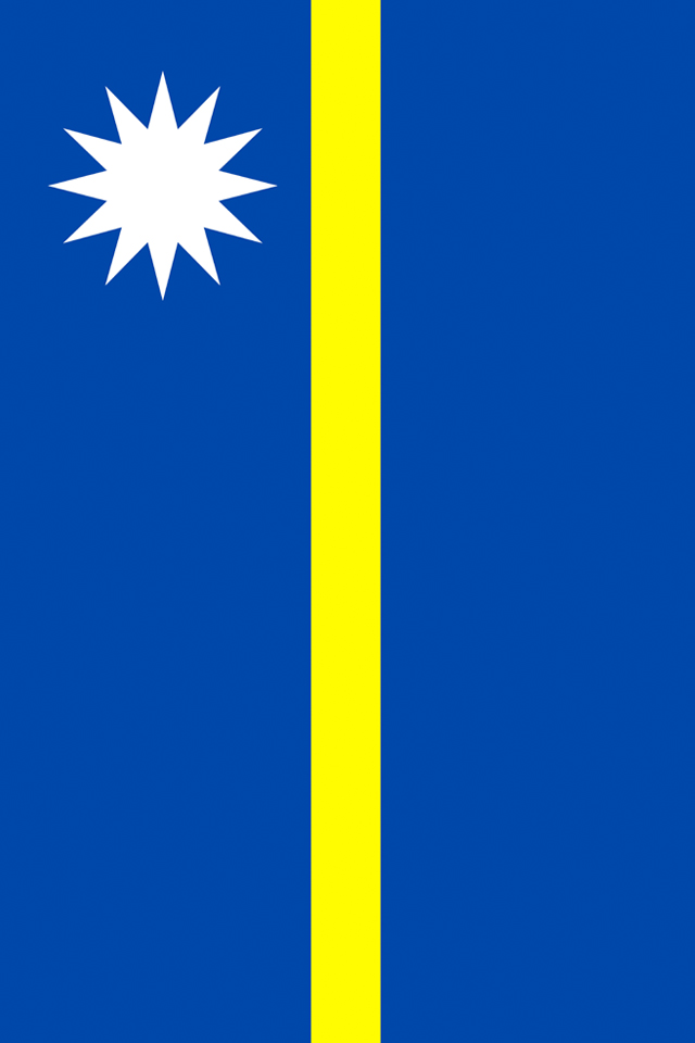 Nauru Flag Wallpaper