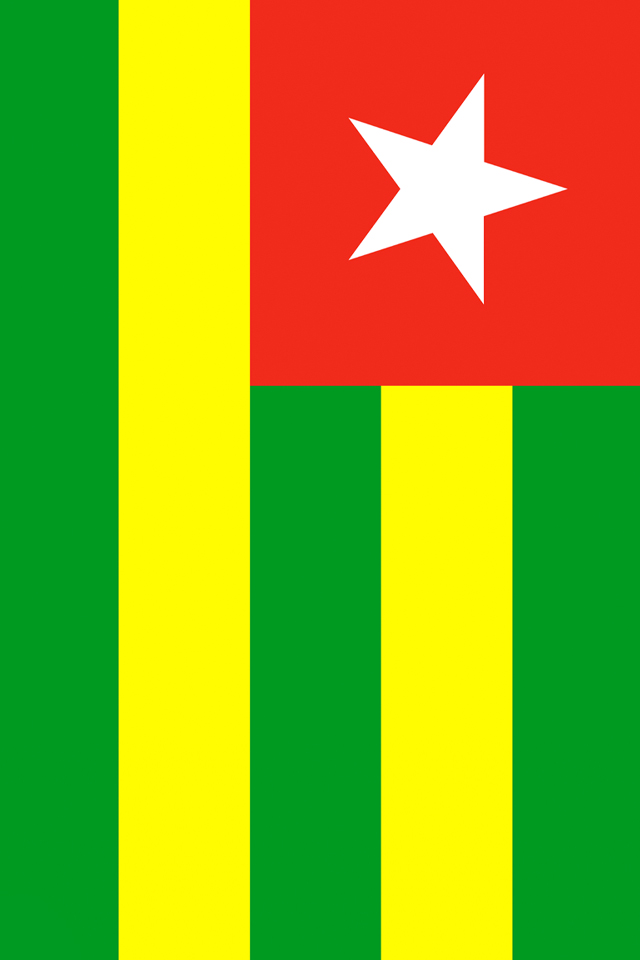 Togo Flag Wallpaper