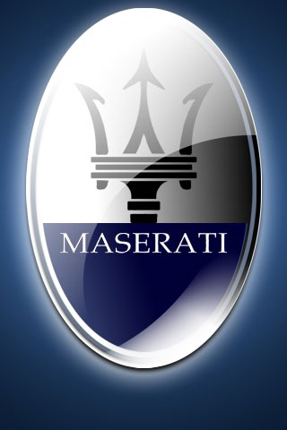 Download Maserati Logo iPhone Wallpaper