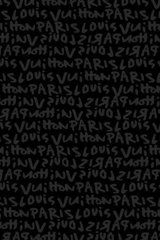 Louis Vuitton Text iPhone Wallpaper