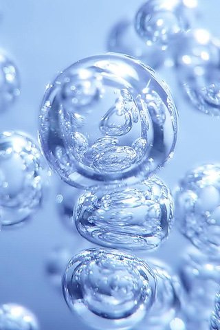 wallpaper water. Water Bubbles iPhone Wallpaper