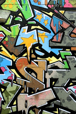 iphone graffiti wallpaper. Graffiti iPhone Wallpaper