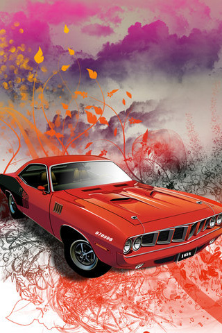 Muscle Car iPhone Wallpaper