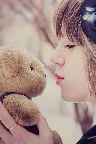 Girl and Teddy
