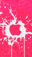 Ink Splat Apple