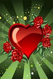 Heart and Rose