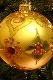 Christmas Ball Ornament iPhone Wallpaper