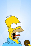 Homer Donut iPhone Wallpaper