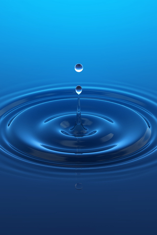 Blue Water Drop