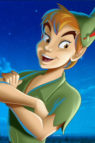 Peter Pan iPhone Wallpaper