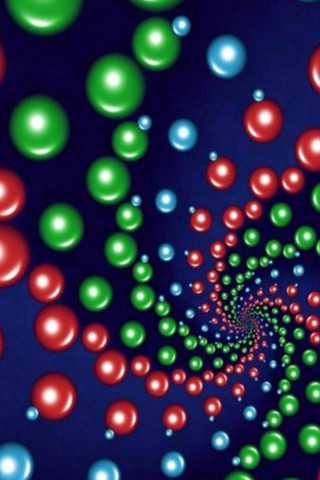 Red Green Bubbles