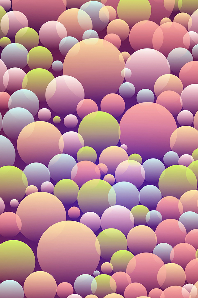 Big Small Bubbles Wallpaper