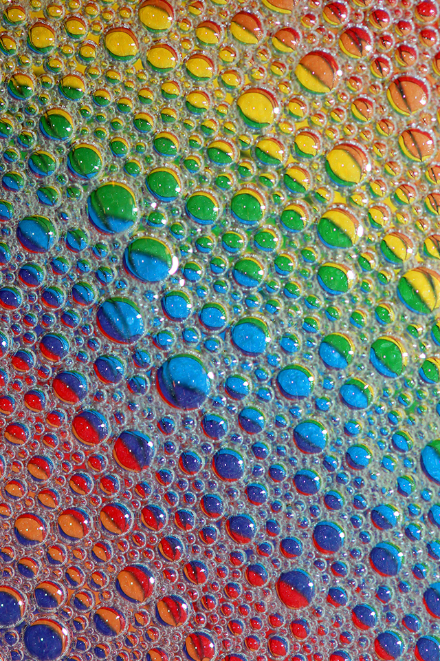 Rainbow Bubbles Wallpaper