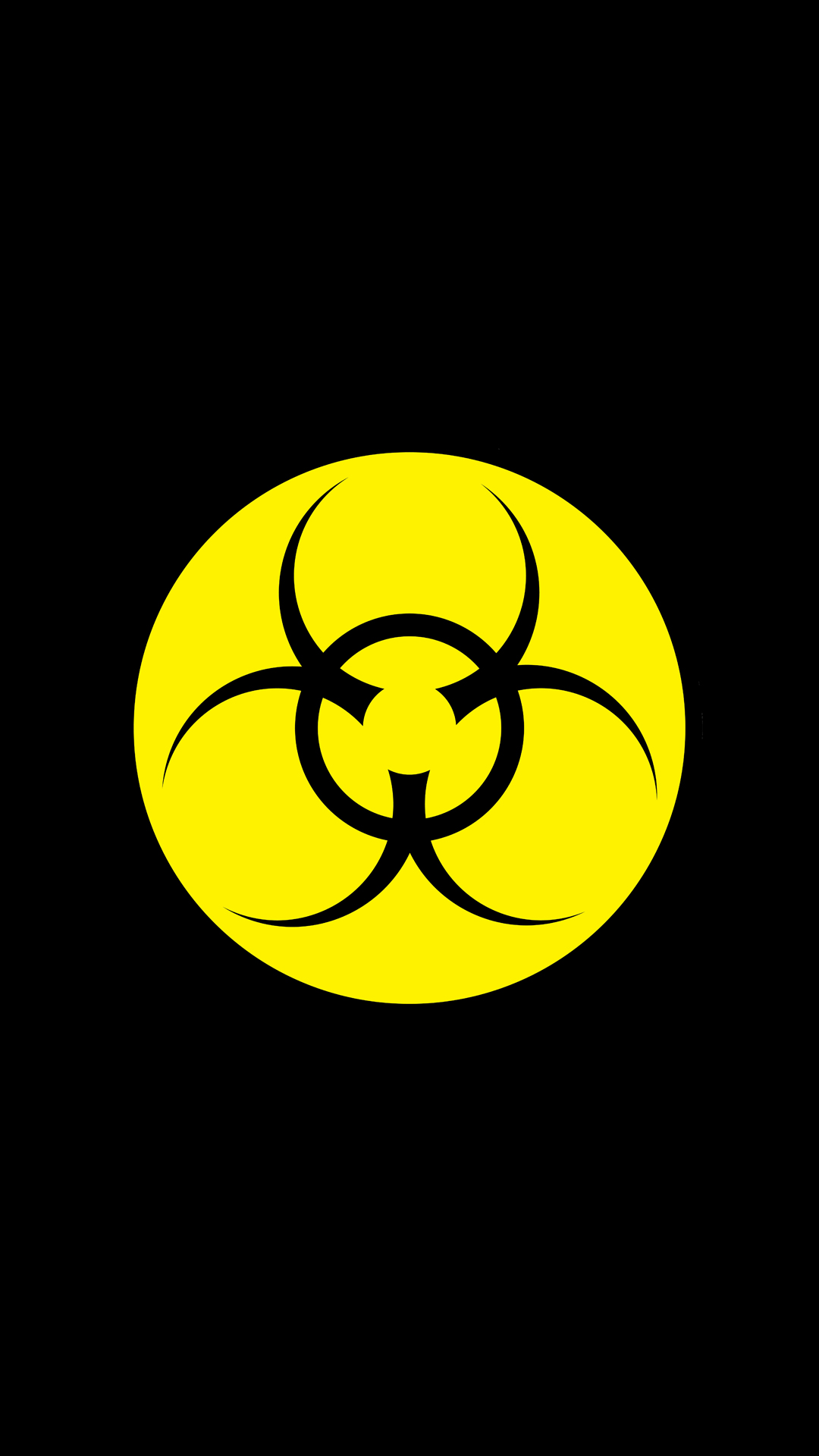 biohazard symbol iphone wallpaper