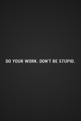 Do Your Work Quote