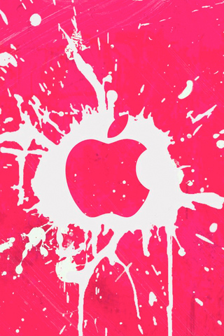 Ink Splat Apple