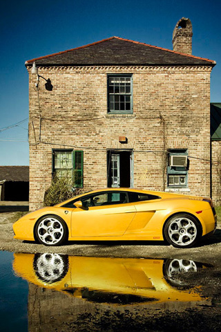 Yellow Lamborghini