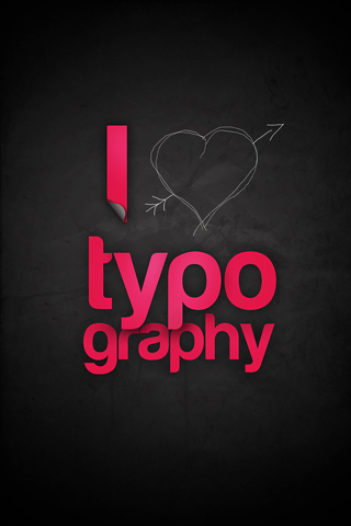 I Love Typography