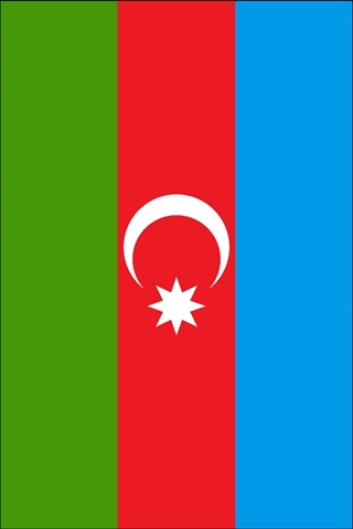 Azerbaijan Flag