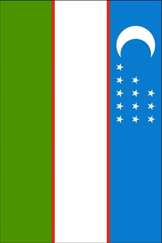 Uzbekistan Flag