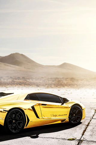 Yellow Lamborghini