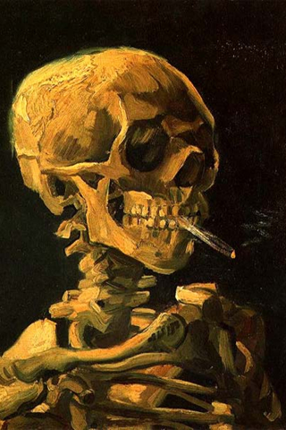 Cigarette Skeleton