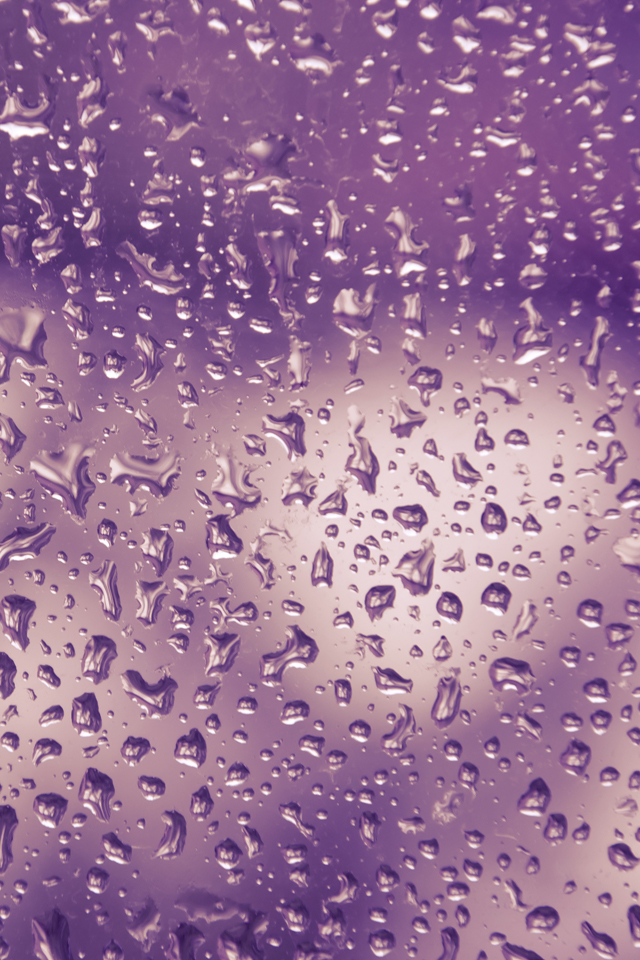 Raindrops on Window Wallpaper