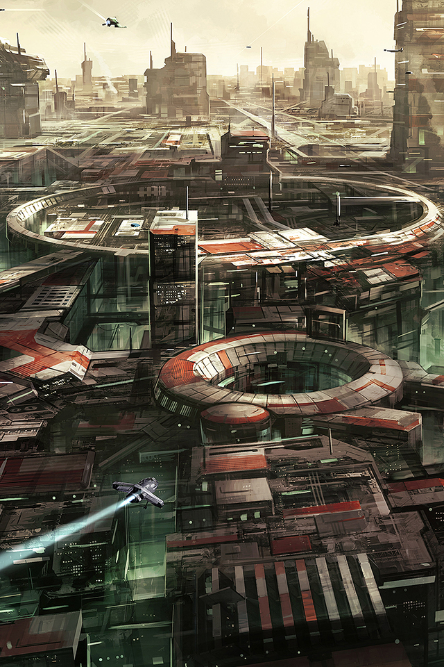 Sci Fi City Wallpaper