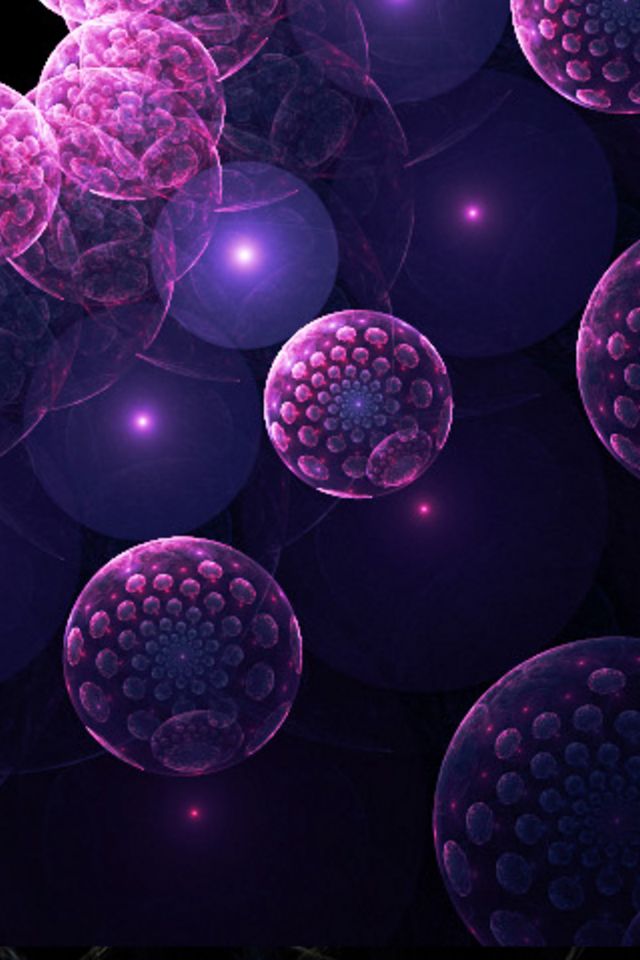 Purple Virus Wallpaper
