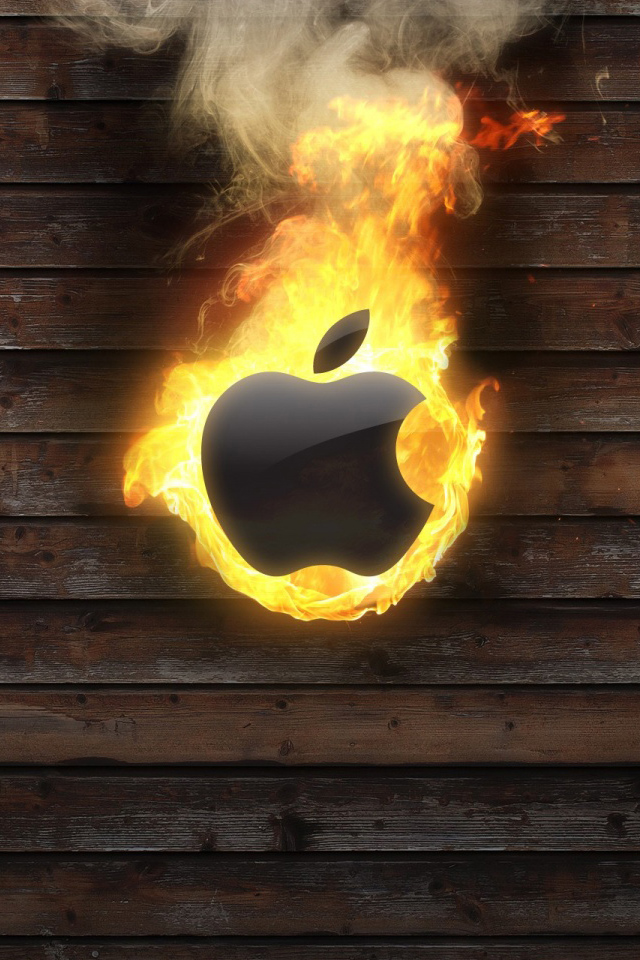 Combustion Apple Wallpaper