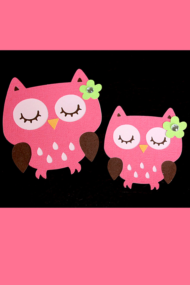 Pink Owls Wallpaper